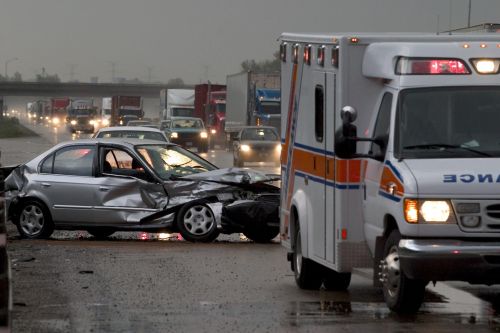 car accident crash concept