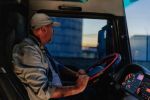 Trucker executing the trucker hours of service rules.